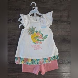 Flapdoodles Girls 4pc Outfit Size 2t NWT